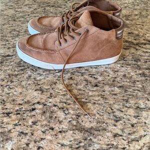 Old Navy Tan Suede High-Top Sneakers